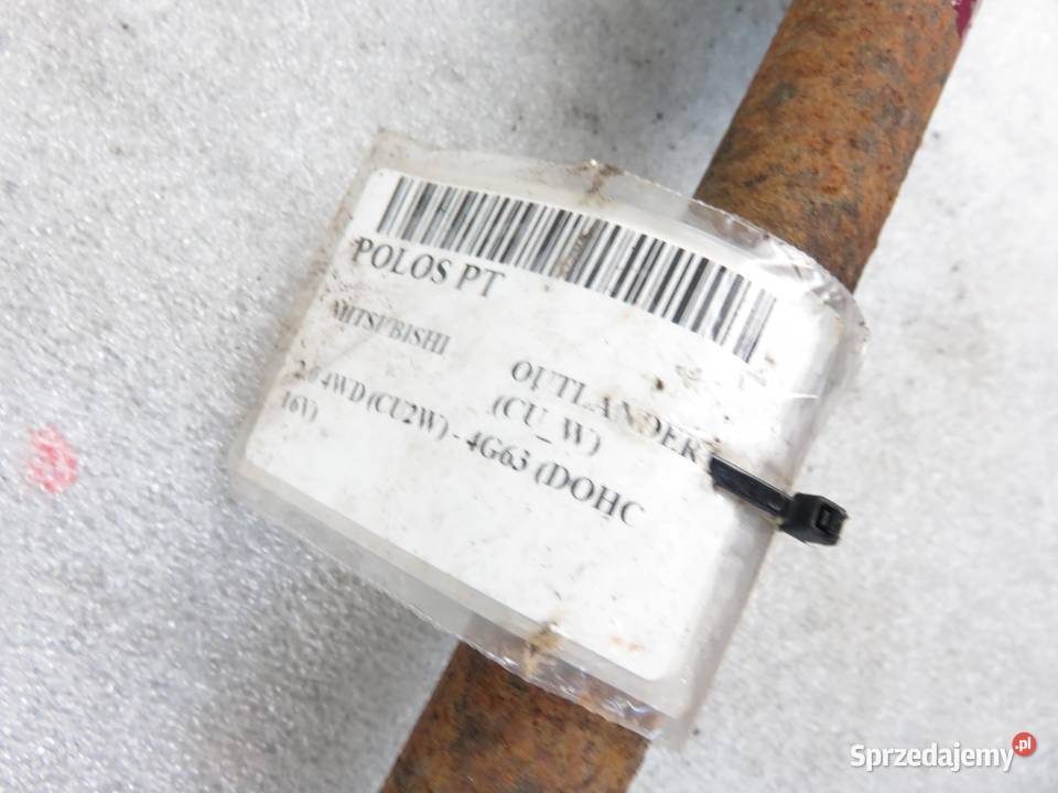 PÓŁOŚ PRAWA TYLNA MITSUBISHI OUTLANDER I 24 4WD Układ napędowy