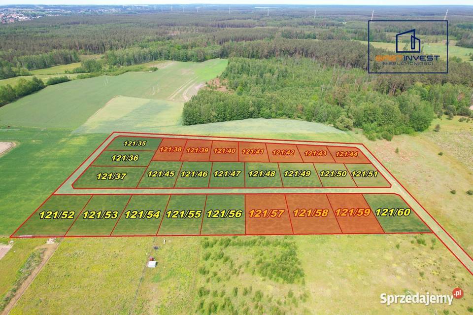 Pięknie położone działki budowlane koło Szczytna sprzedam