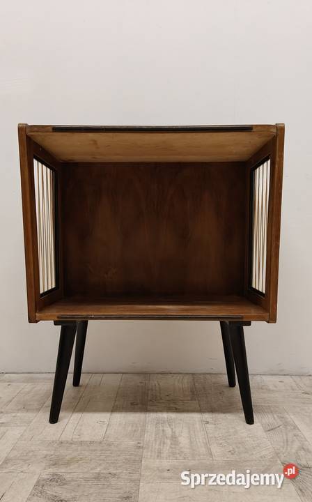 stolik radiowy PRL żyłki patyczak vintage design Radomsko sprzedam