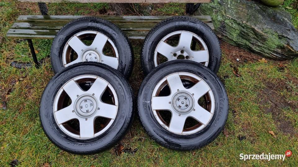 Alufelgi z oponami zimowymi 15 VW Golf 4 Bora Samochodowe Orchowo sprzedam
