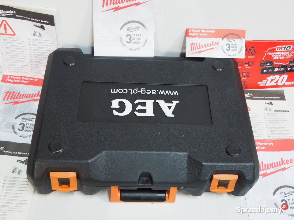 MILWAUKEE AEG walizka wkrętarka klucz FUEL 144v Baszkówka