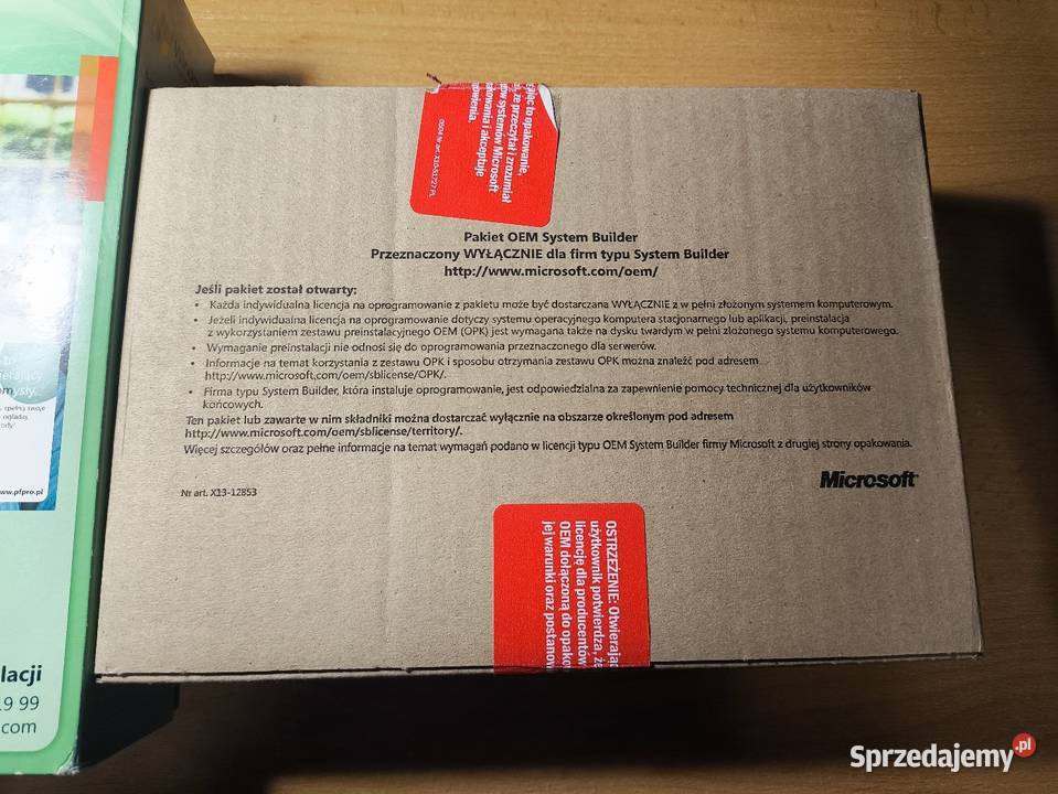 Fabrycznie nowy nigdy nie otwierany oryginał