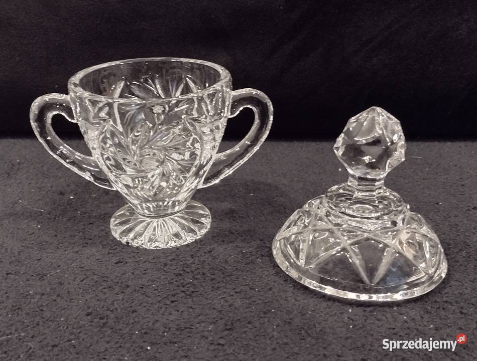 Cukiernica misabomboniera kryształ zestaw
