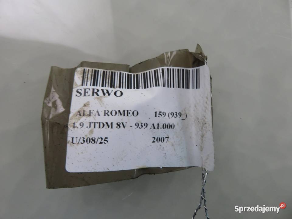 SERWO ALFA ROMEO 159 19 JTDM 51747489 małopolskie