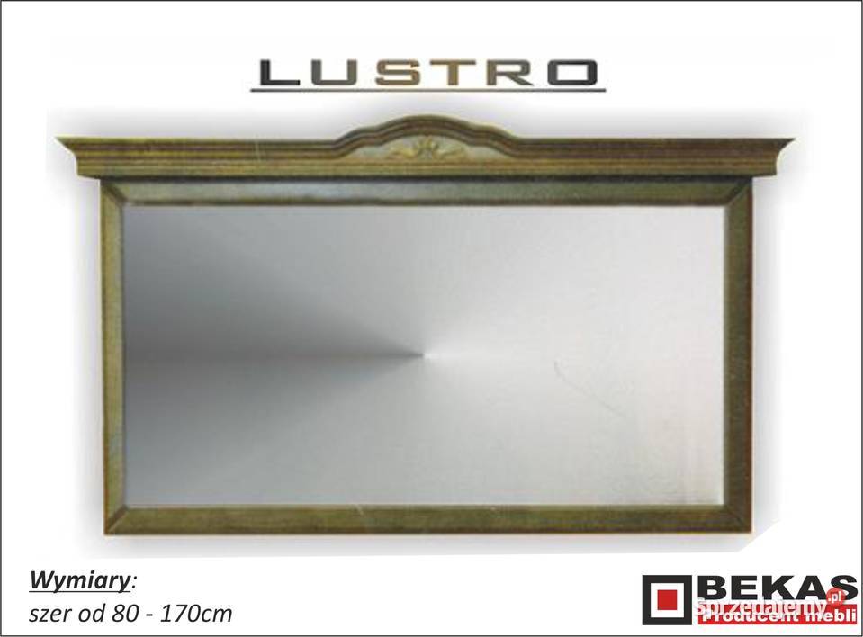 Lustro Stylowe Dąb Śliczne Bekas Meble Dostawa Warszawa