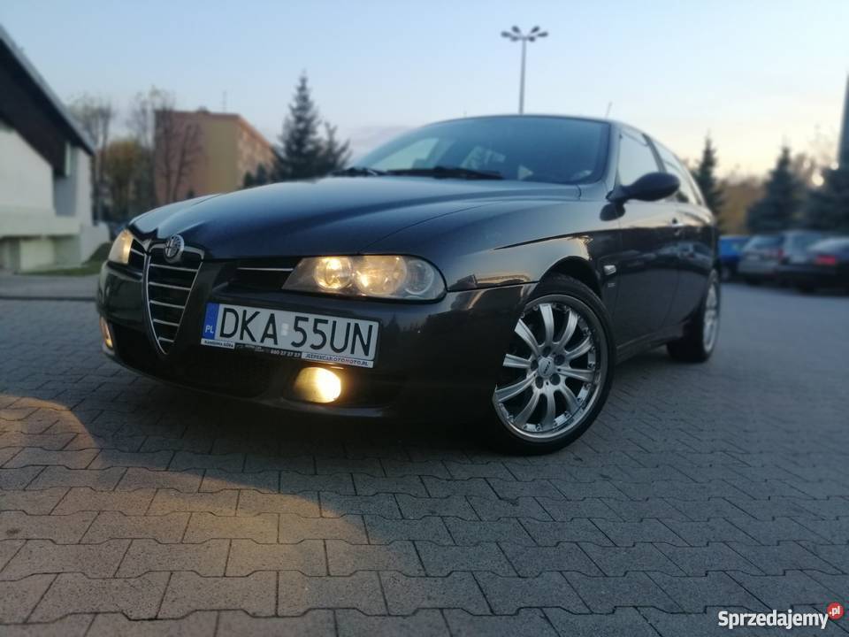 Alfa Romeo 156 19 JTD wersja TI możliwa zamiana czujnik parkowania Leszno