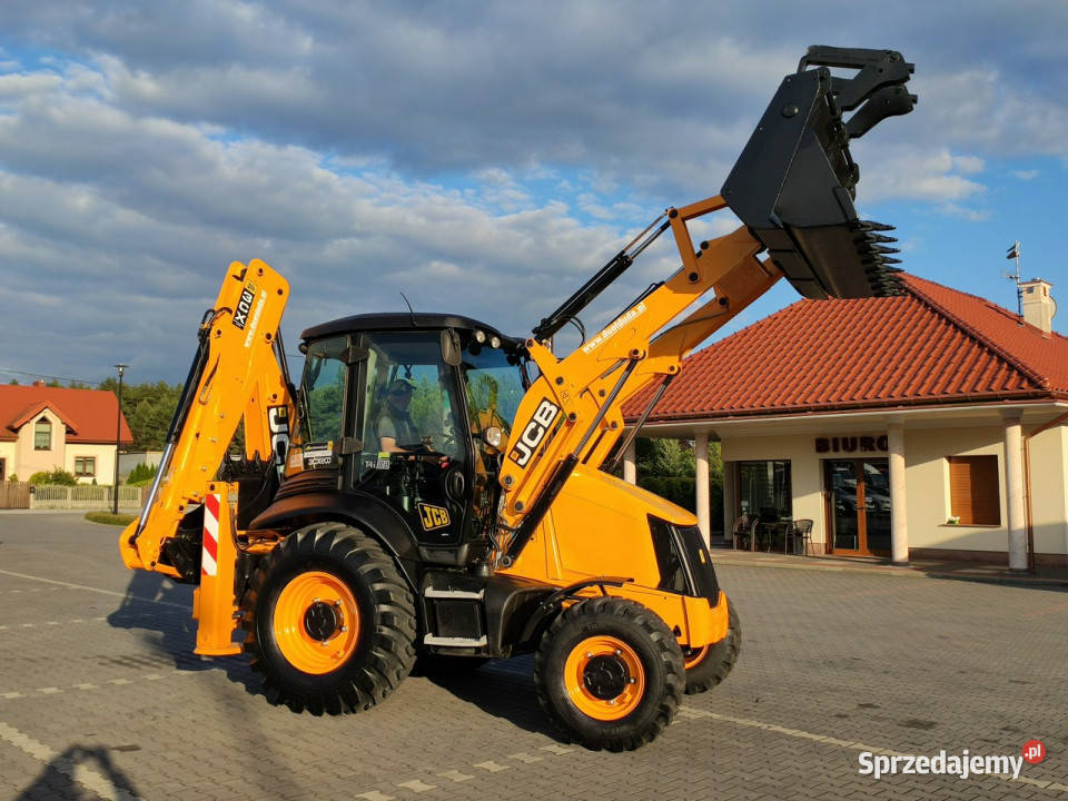 standardowa JCB 3CX Szybkozłącze Tył Zadbana Widełki