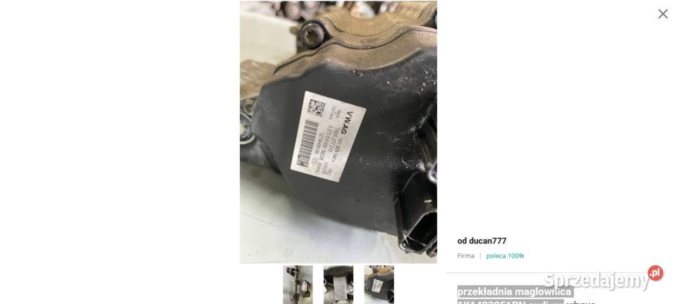 przekładnia maglownica 1K1423051BN audi vw Jelcz-Laskowice sprzedam