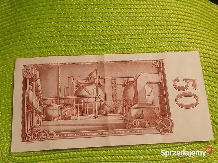 banknot Czechosowacji 50 koron z 1964r Łomża