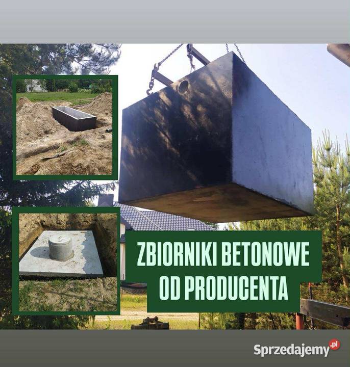 Szambo Betonowe Zbiornik Betonowy na deszczówkę sprzedam