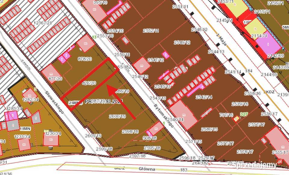 działka budowlana Centrum miasta Ruda Śląska sprzedam