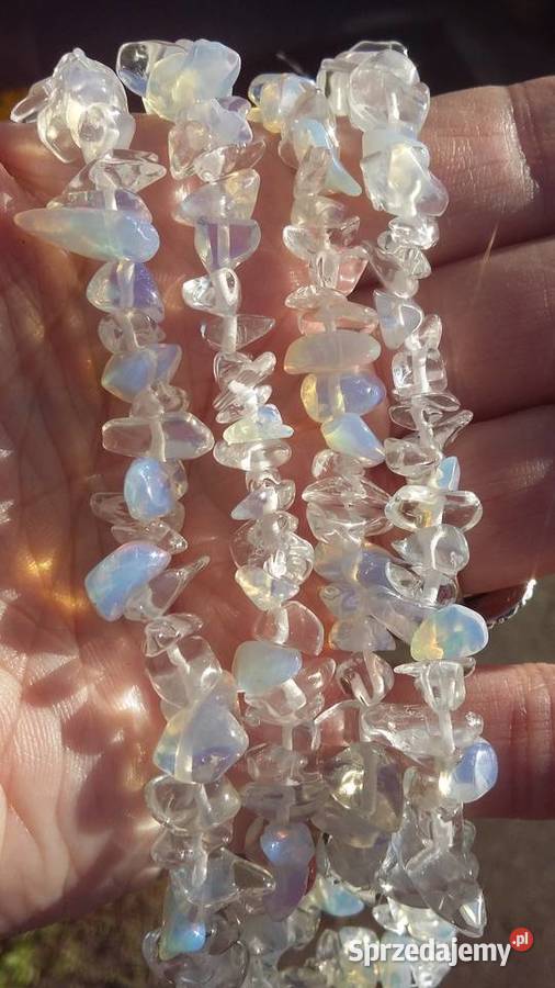 obniżka naszyjnik 45 opal naturalny 615 mm