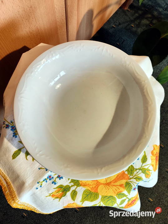 Miska biała Porcelana Karolina PRL Lublin