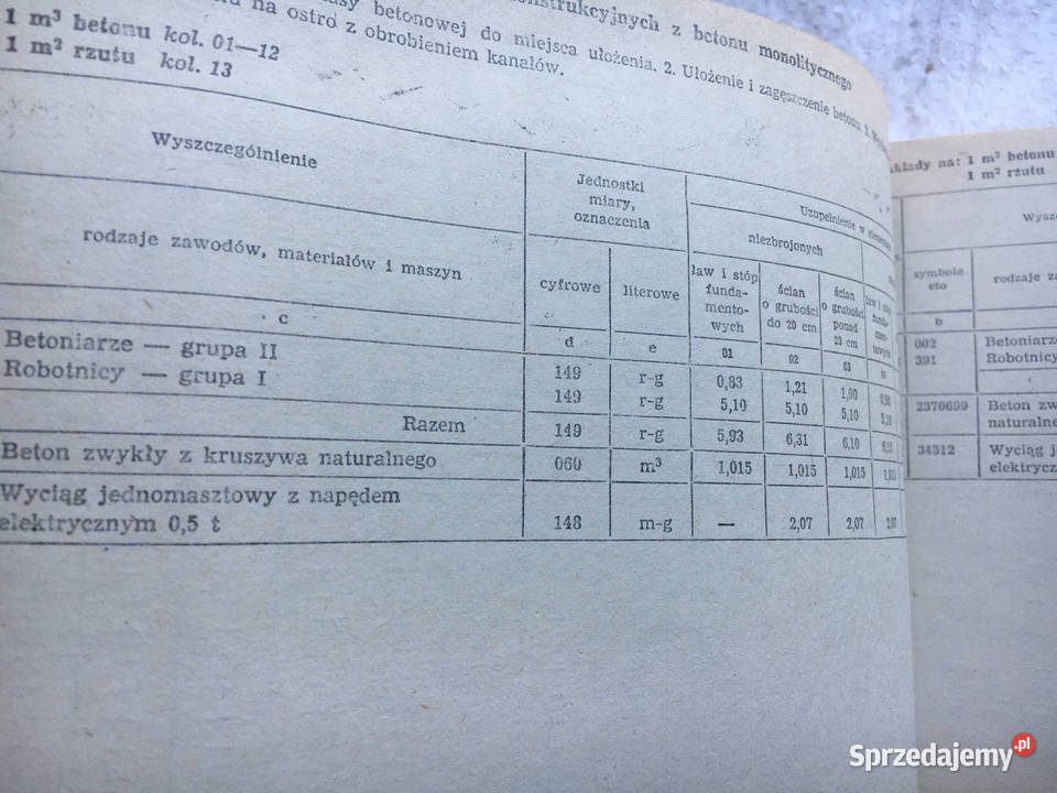 Katalog Nakładów Rzeczowych 401 Roboty remontowe Łęczyca
