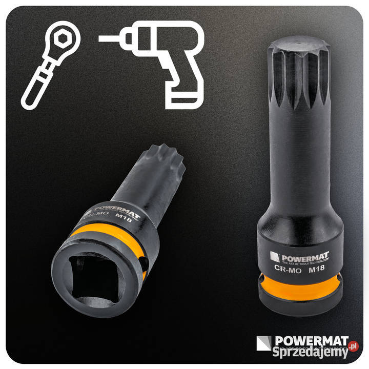 zestaw nasadek udarowych spline 12 cala Katowice sprzedam