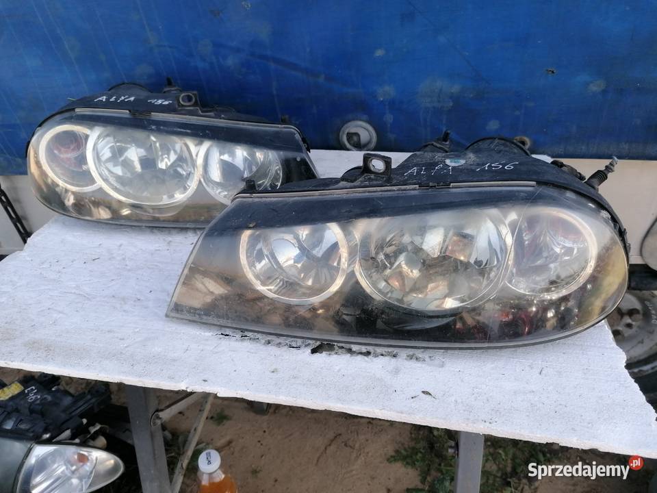 Lampy Przód Kpl Alfa Romeo 156 Wisznice