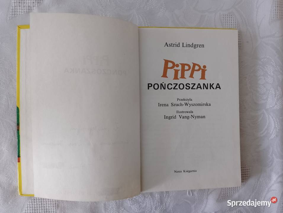 Książka PIPPI POŃCZOSZANKA Astrid Lindgren Książki dla dzieci Oborniki