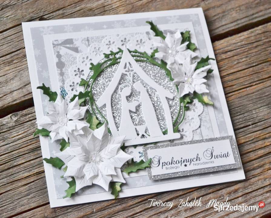 Kartka świąteczna na Boże Narodzenie stajenka pomorskie Słupsk