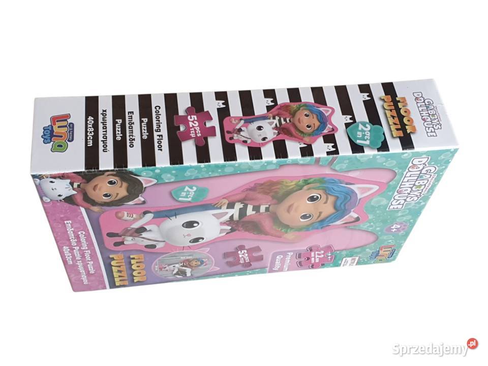 Puzzle Luna Toys 52 elementów Koci Domek Gabi śląskie Cieszyn