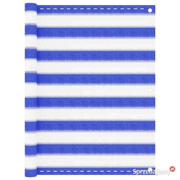 vidaXL Parawan balkonowy niebiesko Warszawa sprzedam