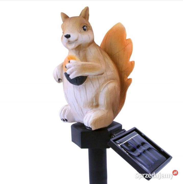 Lampka SOLARNA Ogrodowa Wbijana WIEWIÓRKA LED Pozostałe