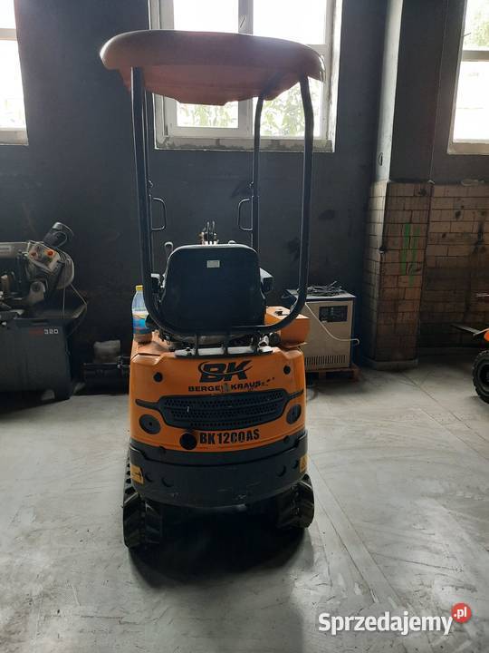 Minikoparka Berger Kraus BK1200AS KUBOTA 26 MTH Bielawa