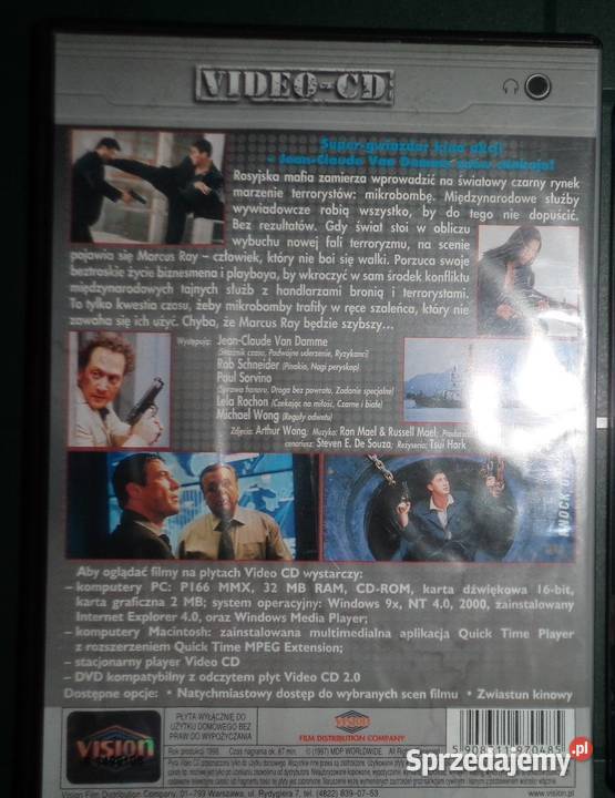 film karate JeanClaude van Damme ciosem 1998 VCD Filmy podkarpackie Rzeszów