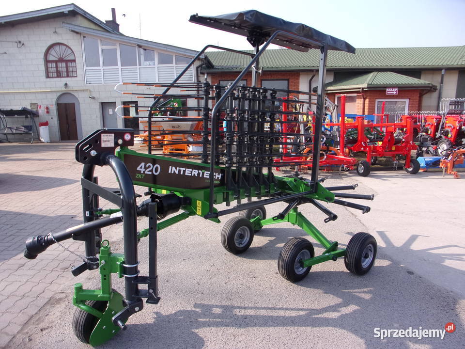 Zgrabiarka 1karuzelowa ZKT420 InterTech 42m w nieuszkodzony Maszyny rolnicze Opoczno