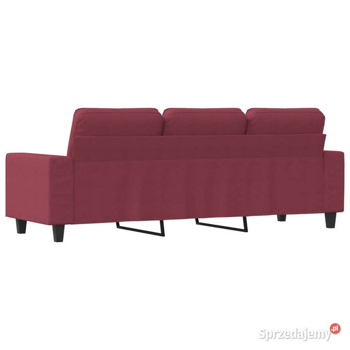 Sofa 3osobowa winna czerwień 180 cmtapicerowana Sofy i kanapy Warszawa
