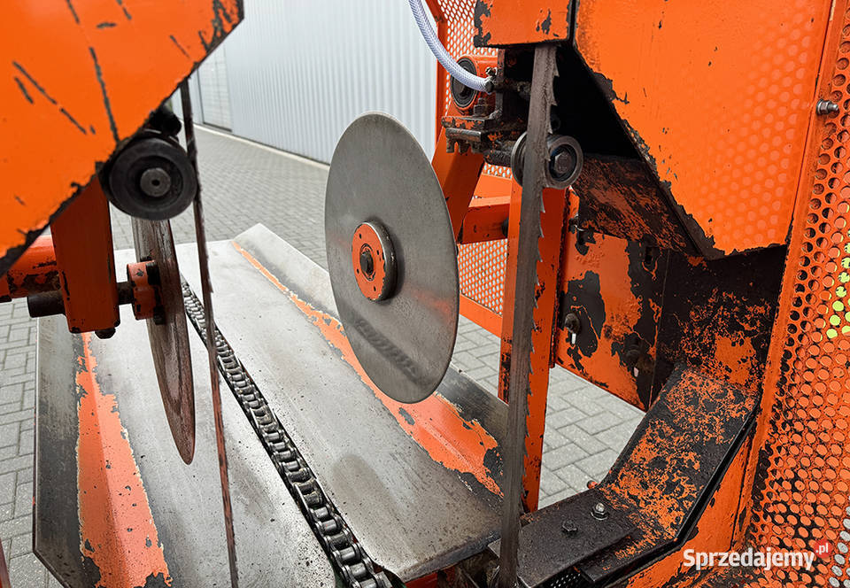 Trak pilarka 2taśmowa pionowa WIREX typ CZP2 pomorskie Sierakowska Huta sprzedam