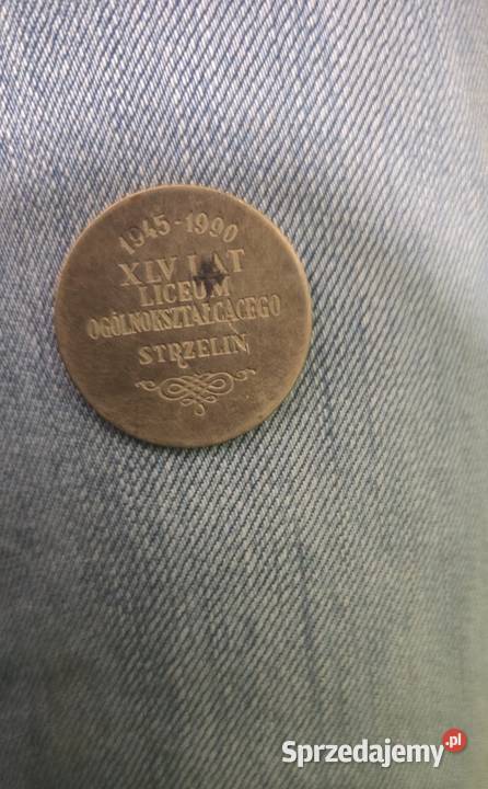 Moneta Medal 55Lecie Strzelińskiego Liceum Strzelin