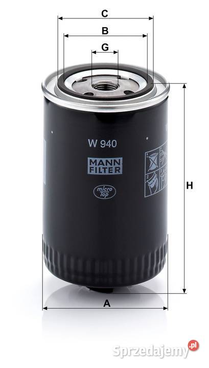 MANN FILTER W940 Tyczyn