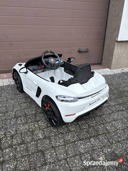 Auto na akumulator Porsche 718 12V białe Namysłów