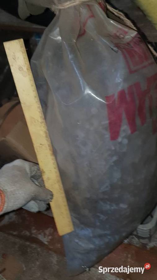 Niebieskie plastikowe zawieszki worek kilka mazowieckie Warszawa