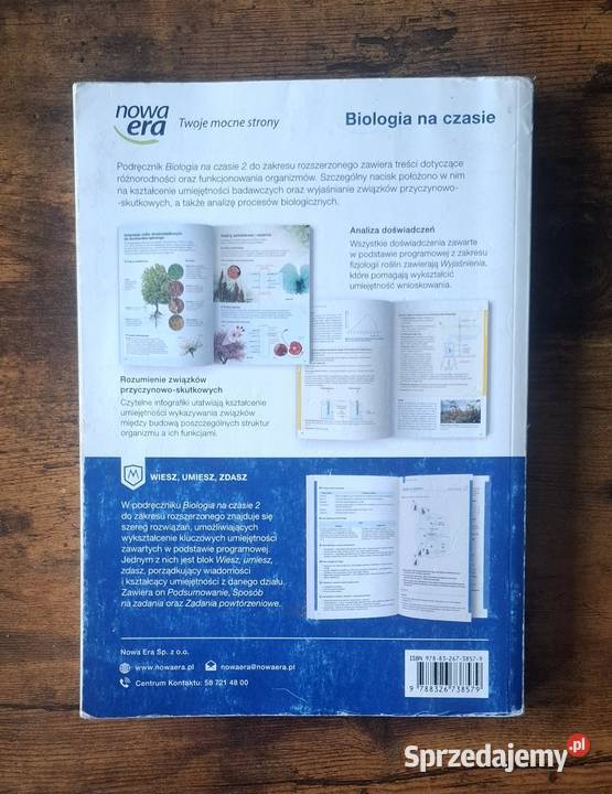 Podręcznik Biologia na czasie 2 Nowa Era Zakres Drawsko