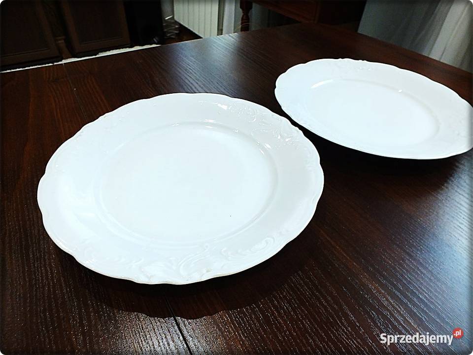 Talerz Porcelana Wawel 26 Biały Talerz z Żary