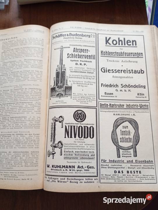 Niemiecki poradnik techniczny z 1926r Rybnik sprzedam