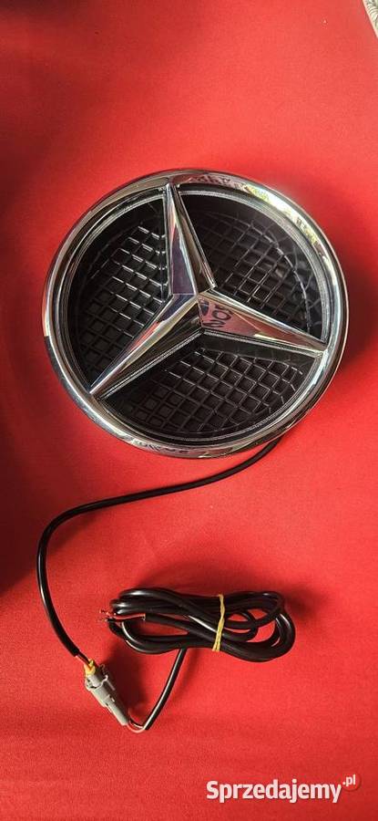 Logo Mercedes podświetlene Mercedes w205 W212 Sierakowo