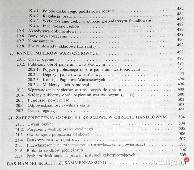 Prawo handlowe Zarys wykładu Kazimierz Kruczalak miękka Pozostałe Chełm