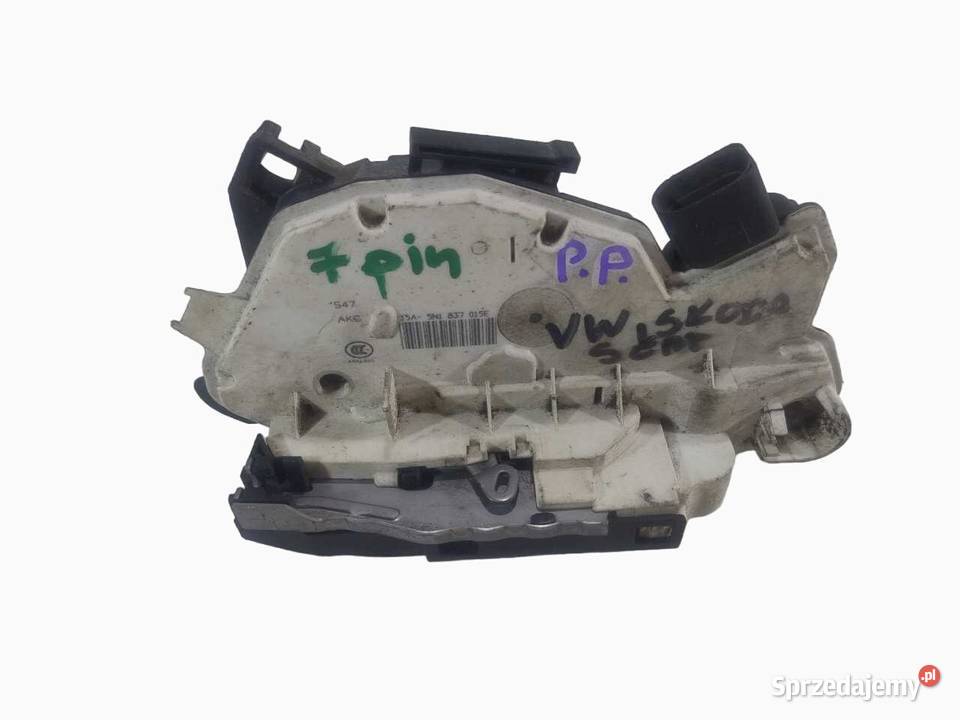 ZAMEK DRZWI PRAWY PRZÓD VW SEAT AUDI SKODA 7 PIN osobowe