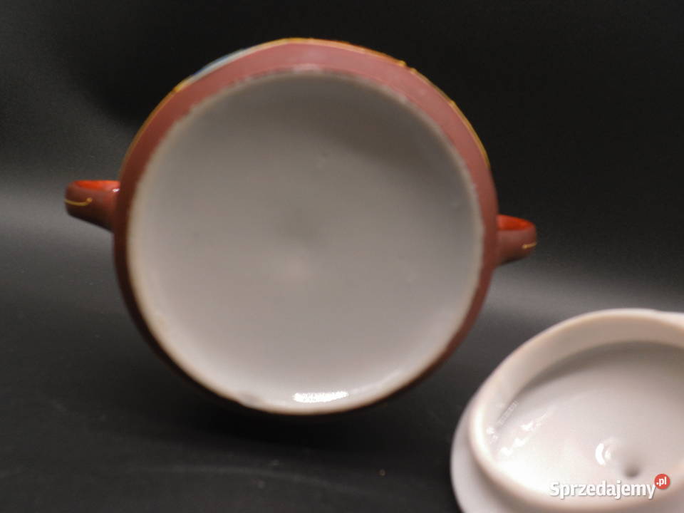 Japońska cukiernica w stylu Satsuma Moriage Raszków