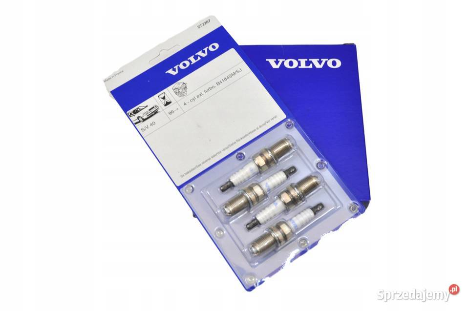 VOLVO S40 V40 swiece zaplonowe kpl 16 18 20 OE Akcesoria samochodowe Bielany Wrocławskie
