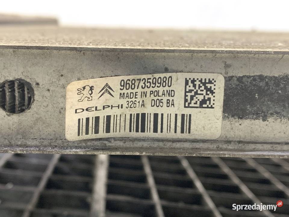 CHŁODNICA WODY CITROEN C5 III 20 136 9687359980