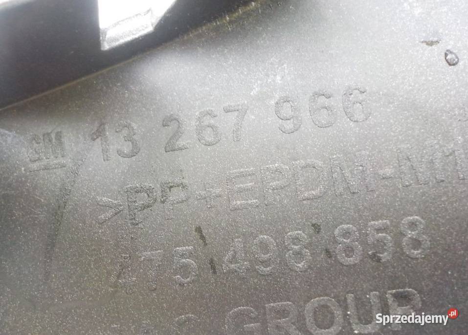13267966 ZDERZAK TYŁ TYLNY OPEL MERIVA B wielkopolskie Nowy Tomyśl