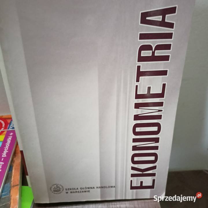 Ekonometria podręczniki szkolne akademickie biznes, nauki ekonomiczne mazowieckie Warszawa