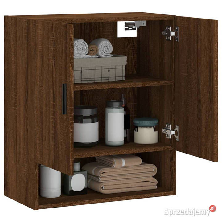 Szafka ścienna brązowy dąb 60x31x70 WM829931 Warszawa sprzedam