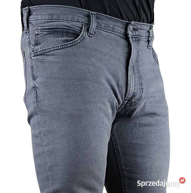 Męskie jeansy Lee Luke Slim Tapered szare W38L32 Tarnowskie Góry sprzedam