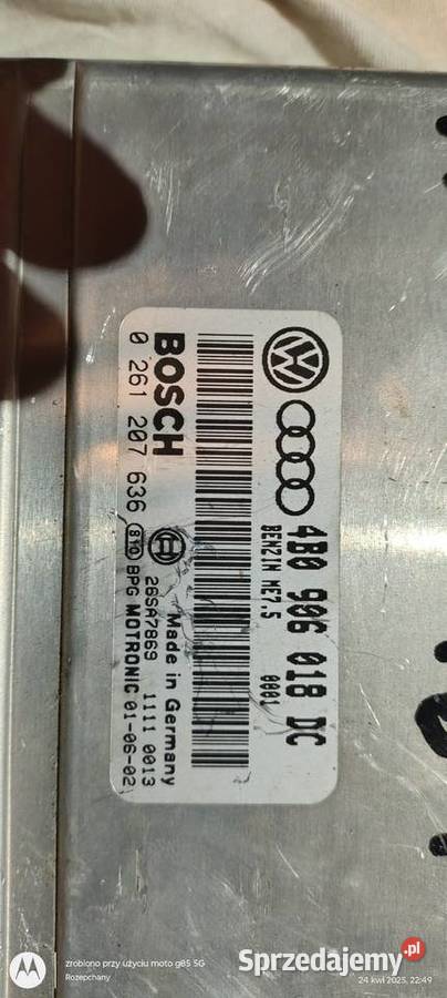 Sterownik modułu silnika 18 turbo benzyna 4b0 osobowe