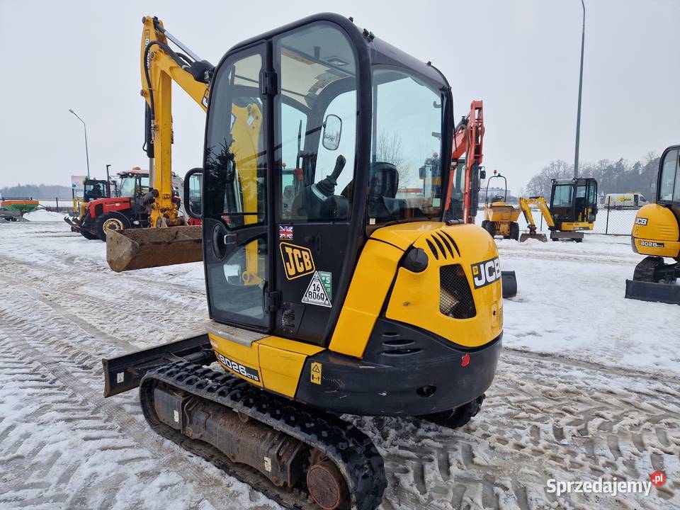 Minikoparkan JCB 8026 CTS 2021r przebieg 570mtg nie Ryżki sprzedam