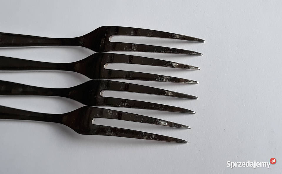 Posrebrzany widelec serwingowy do wędlin mięs Dąbrowa Górnicza